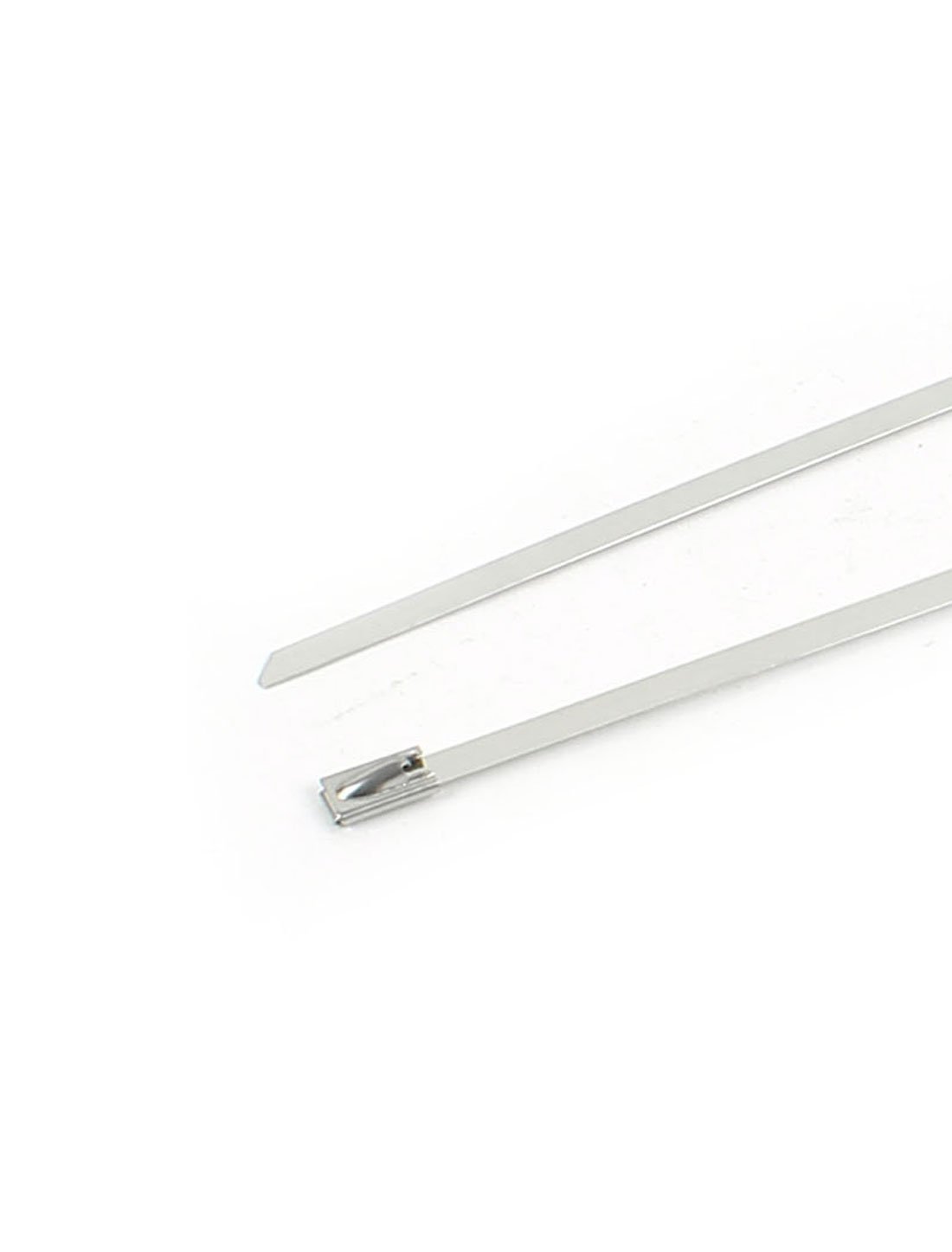 Aexit 50Pcs Stainless Hose Clamps Steel Coated Zip Cable Tie 550x4.6mm for Snap Grip Hose Clamps Pipe Hose