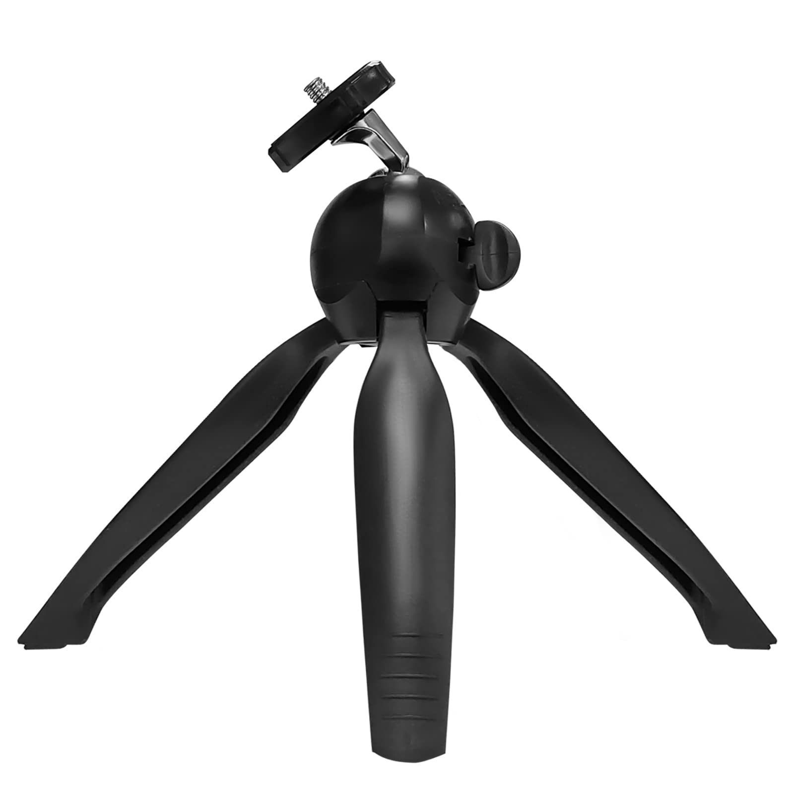 Mini Projector Desktop Tripod, FunFlix 5.3 Inch Pockets Camera Stand Holder with 360° Ball Head, Small Tripod Handle for DSLR Camera/Webcam/Phone Holder/Selfie Stick/Vlog Tripod, Black
