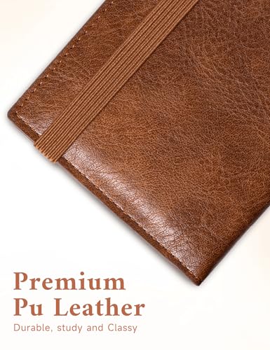 Image of Zreal Checkbook Cover for Men & Women, Premium Vegan Leather Checkbook Holder for Top & Side Tear Duplicate Checks with RFID Blocking (Distressed Brown)