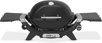Weber Q 1200N Gasgrill mit Seitentischen