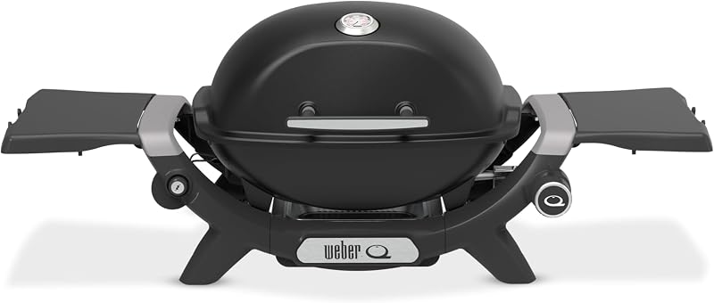 Weber Q 1200N Gasgrill mit Seitentischen
