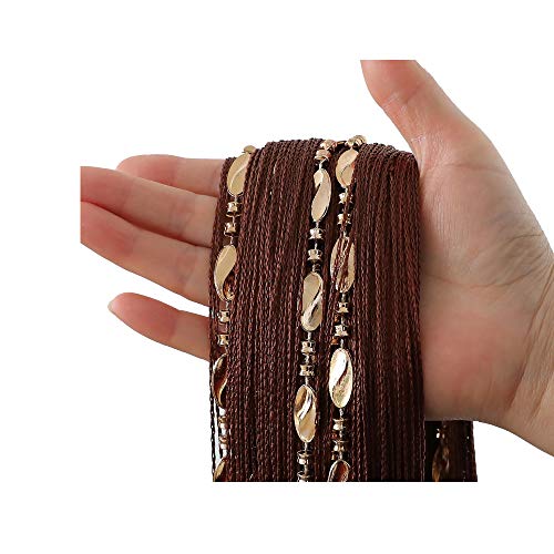 Bead String Curtain for Doorways Panels Room Divider with Beads Door Curtain Wall Panel Window Drapes Blind Home Decorative Tassel Screen (39