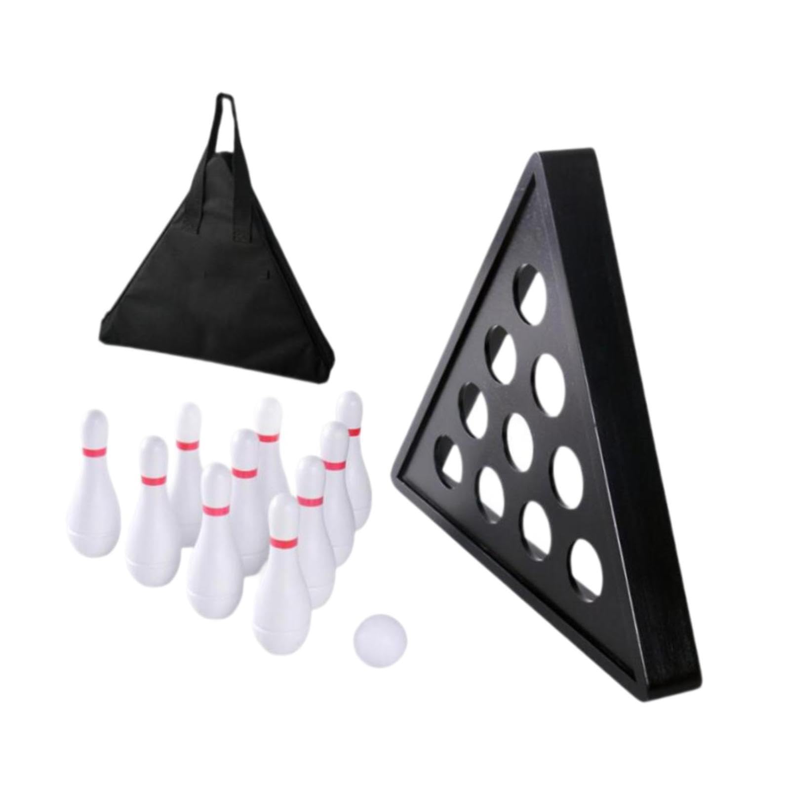 Set di 10 birilli da bowling per shuffleboard, realizzati | mini birilli per shuffleboard, divertimento ovunque, gioco da tavolo per bambini, giocattolo