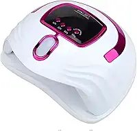 Cabine Seca Esmalte Sun S5 – Máquina de Unha para Gel e Alongamento com Secagem Rápida e Eficiente (Rosa)