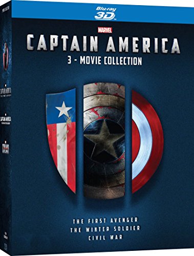 Captain America Trilogy (Blu-ray 3D) (Three Disc) (2016) image 2