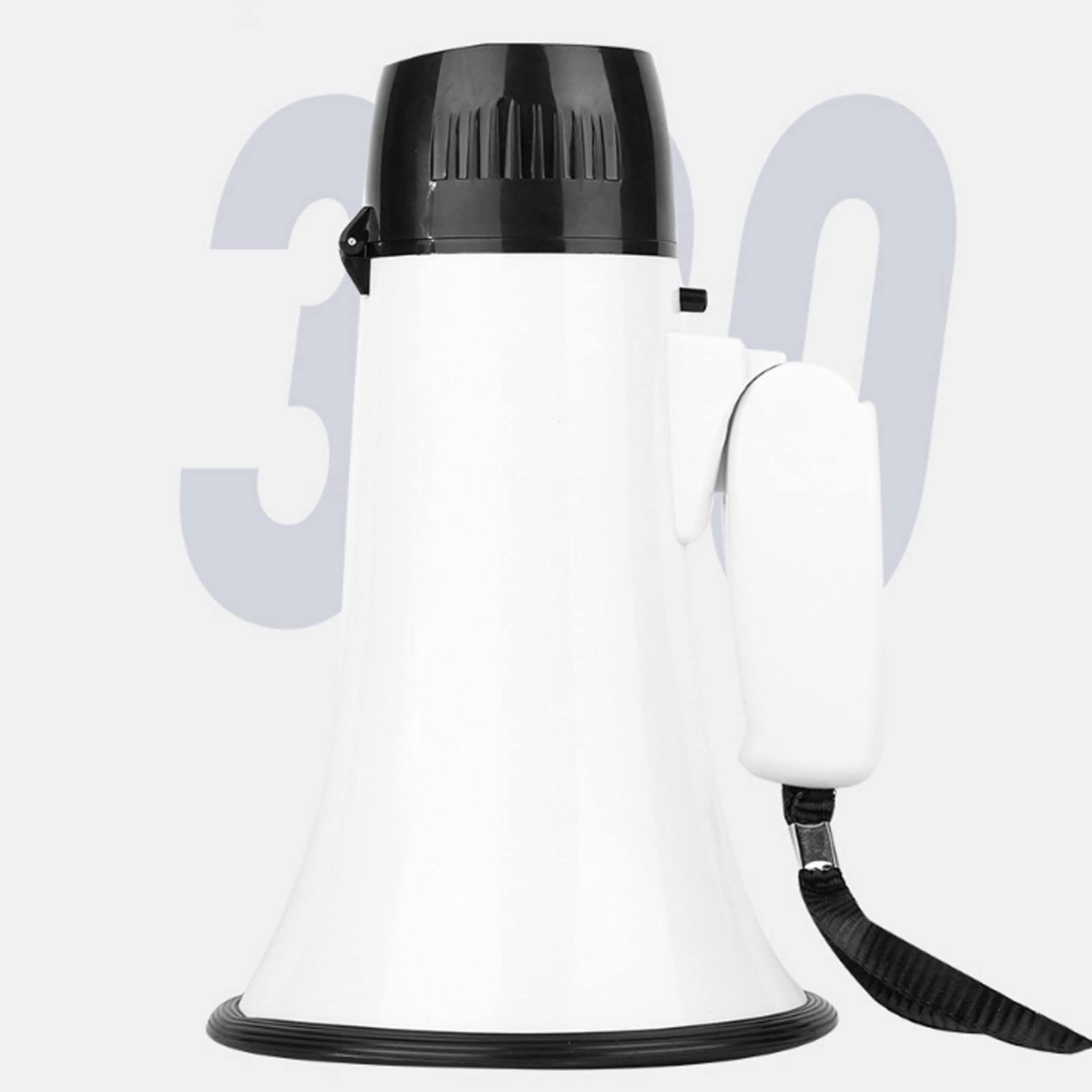 CASOTA Altavoz megáfono Mini megáfono Megáfono de Mano Megáfono Sirena incorporada con grabadora de Voz for Ejercicios de Seguridad Micrófono (A)