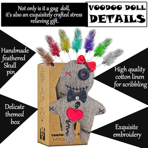 Set Muñeco Vudú PapaLegba 8'' con 7 Alfileres y Cartas miniatura 5