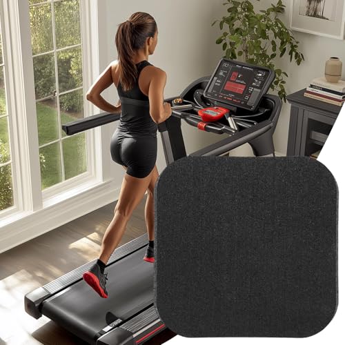 Tapete Para Cinta De Correr Para Alfombra - Protector Antideslizante Que Absorbe Los Golpes De 6 Piezas | Almohadilla Protectora Para Suelos, Hogar, Apartamento, Garaje, Gimnasio, Sala De Fitness, - imagen 3