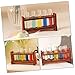 DECHOUS 1set Miniature Test Tube Tubes and Wooden Rack for Dollhouse Accessories Mini Laboratory Decor Landscape Models