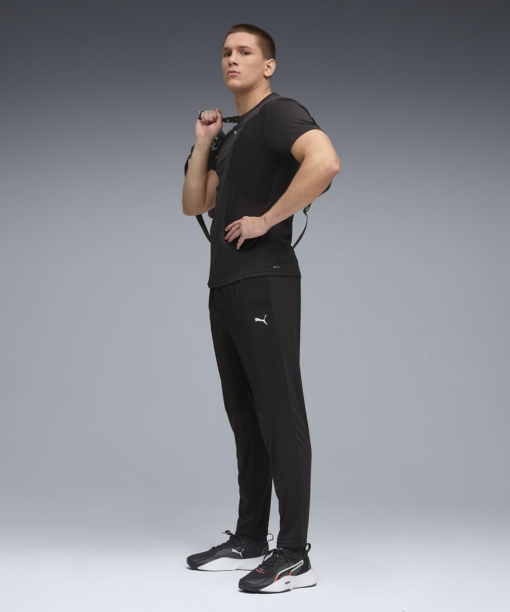 M Flex-Stoffmix Hose PUMA Schwarz – Bild 2