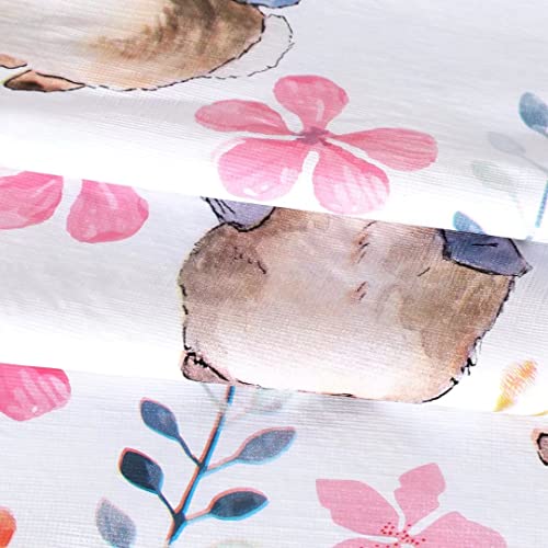 Fitable-Easter-Fitted-Table-Cover-Waterproof-Rabbit-Flower-Elastic-Edged-Tablecloth-Vinyl-Wipeable-Table-Cloth-for-Dining-Table-Dinner-Party-Family-Gathering-Fit-for-45-56-Round-Tables Fitable Easter Fitted Table Cover Waterproof Rabbit Flower Elastic Edged Tablecloth Vinyl Wipeable Table Cloth for Dining Table Dinner Party Family Gathering Fit for 45 56 Round Tables