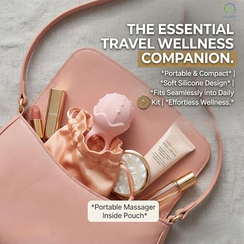 Image of KLEN Electric Massager Machine For Women Stress Relief - Full Body Pain Handheld Waterproof Wireless Portable Vibration Massage Device Relaxation & Self Use