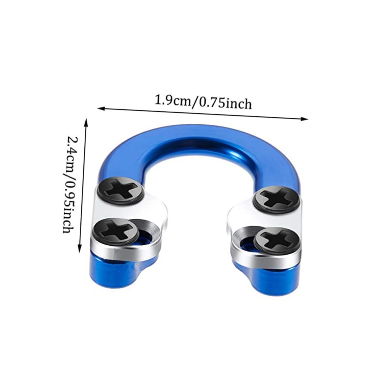 Gogogmee Composite Pulley d Loop Ring for Compound Metal u Shape Ring Release Buckle Aid Loop
