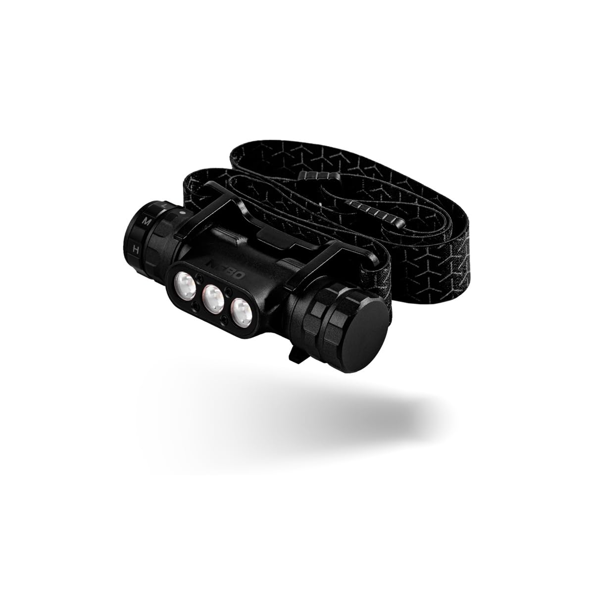 NEBO Transcend 1500 - Kopftlampe - USB-C Aufladbare Stirnlampe - Wanderausrüstung & Camping Zubehör - Stirnlampe für Outdoor Joggen & Sport, Schwarz