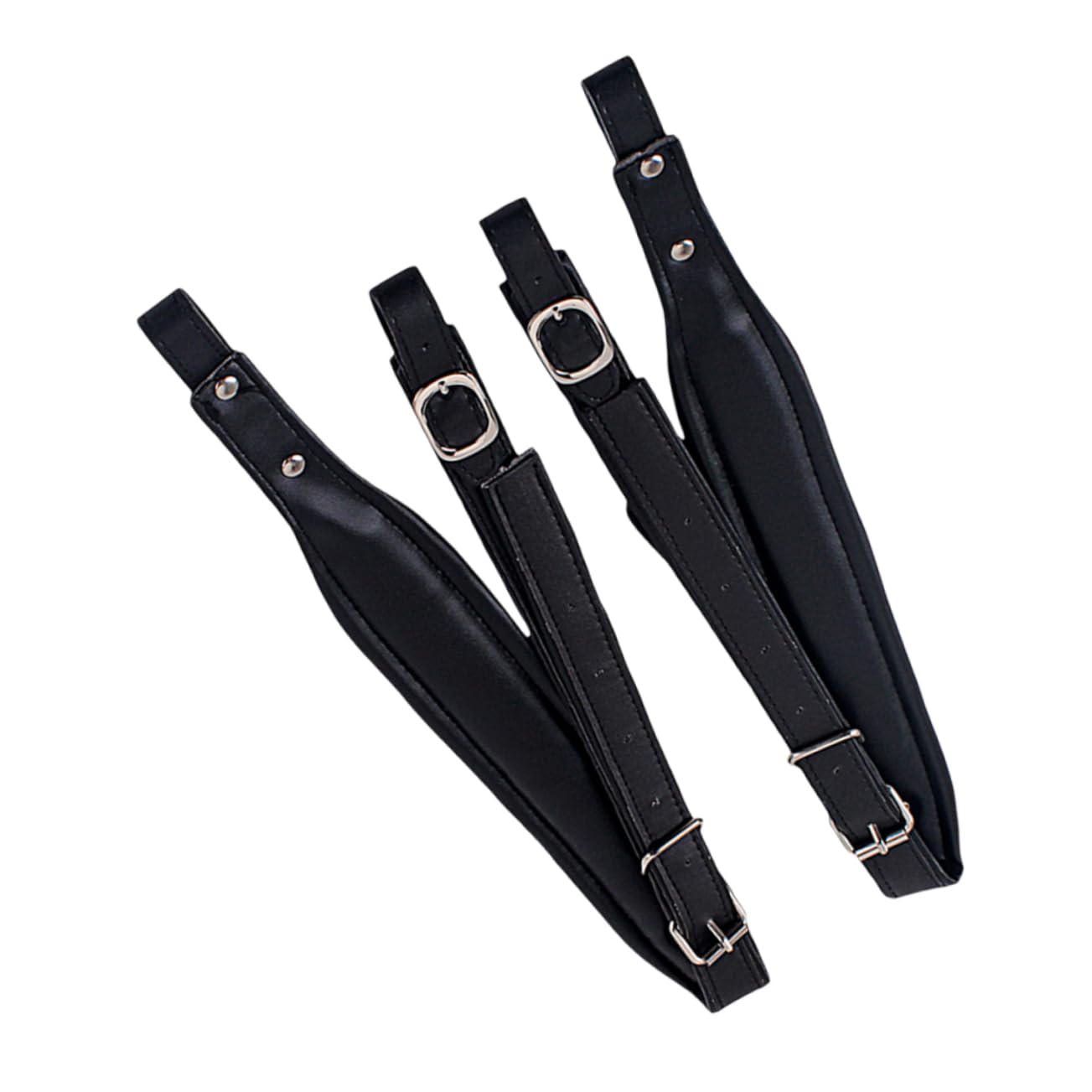 CIMAXIC 1 Pair Accordion Straps Padded Synthetic Leather Shoulder Belt for Adults Bass Accordion Accessory