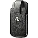BlackBerry Leather Swivel Holster for BlackBerry Q10 - Black