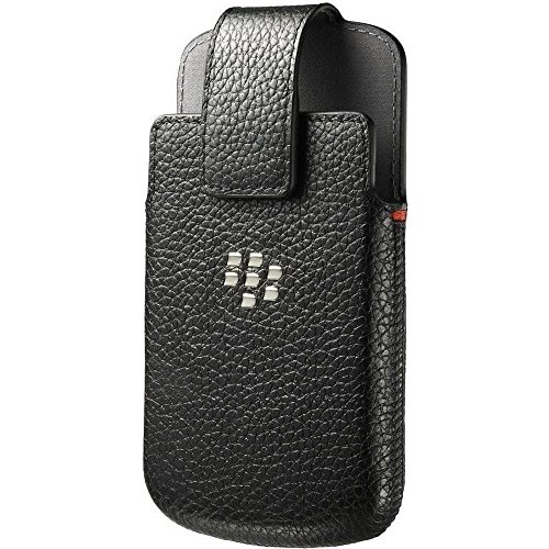 BlackBerry Leather Swivel Holster for BlackBerry Q10 - Black