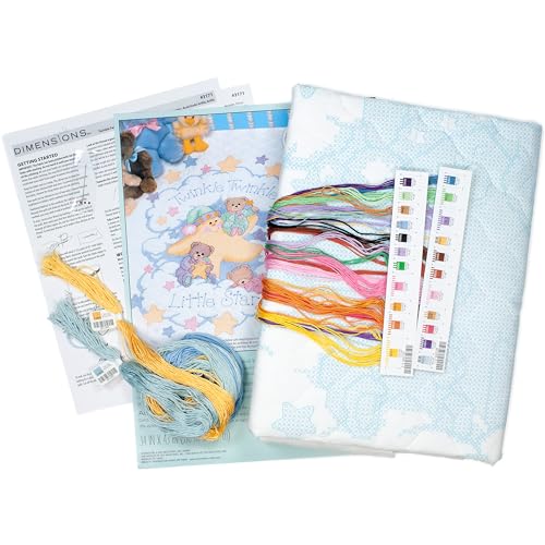 Kit point de croix Twinkle Couette cadeau de naissance à broder