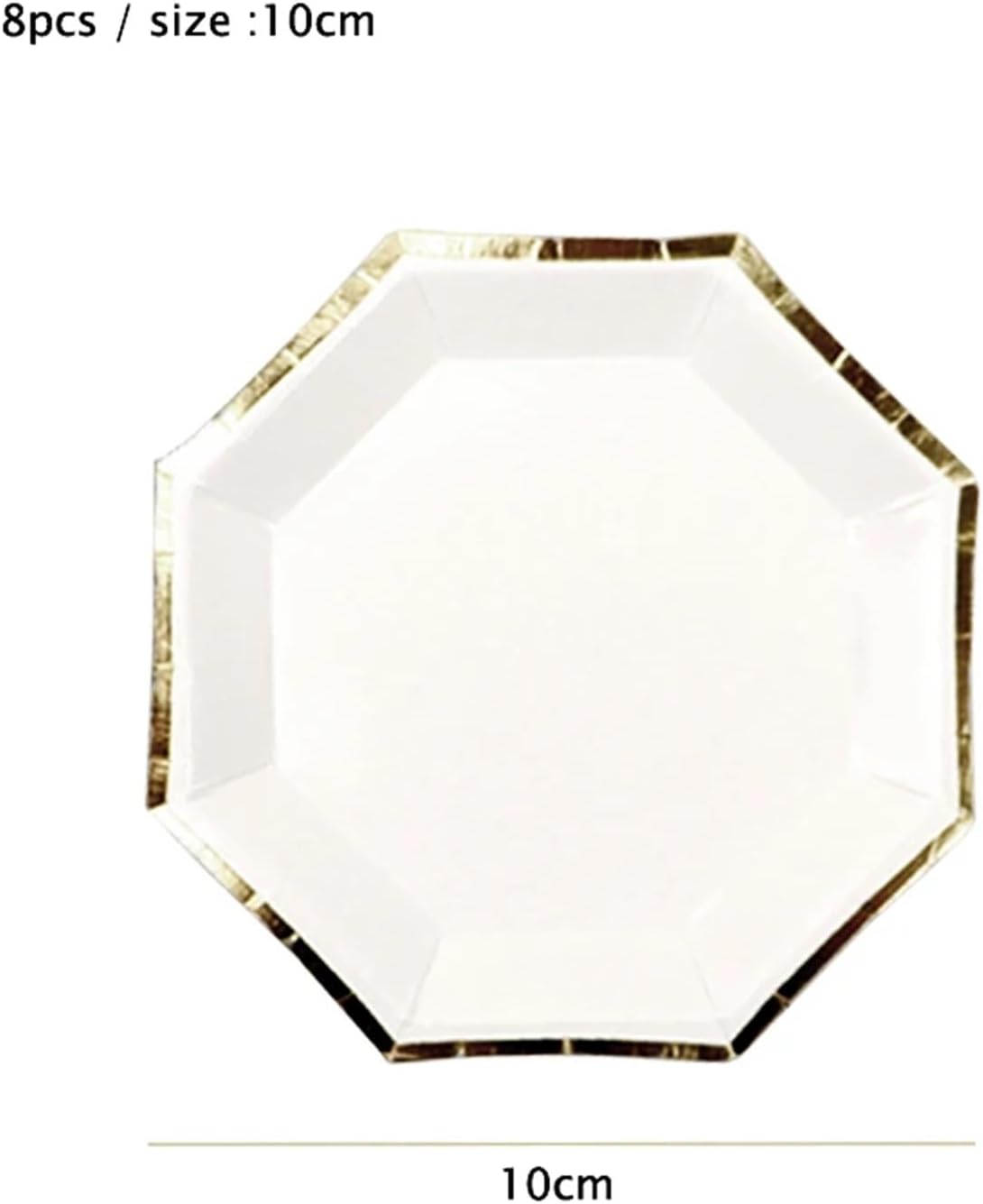 Disposable Paper Plates 80Pcs 10cm Mini Plate Party Paper Plates Disposable Tableware Birthday Party wedding Decor kids Party Supplies Pink Small Plates(White 03)