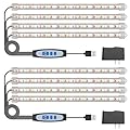 Kullsinss Plant Grow Light Strips, 240 LEDs Grow Lights for Indoor Plants Full Spectrum with Upgrade Timer 6/12/16 Hrs, 3 Spectrum Modes, Sunlike Grow Lamp for Seedlings Hydroponics Succulent, 2 Pack