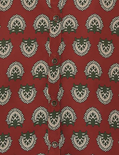 Image of Desi Belle Women's Regular Tops (DBCTTP-6 Maroon XXL)