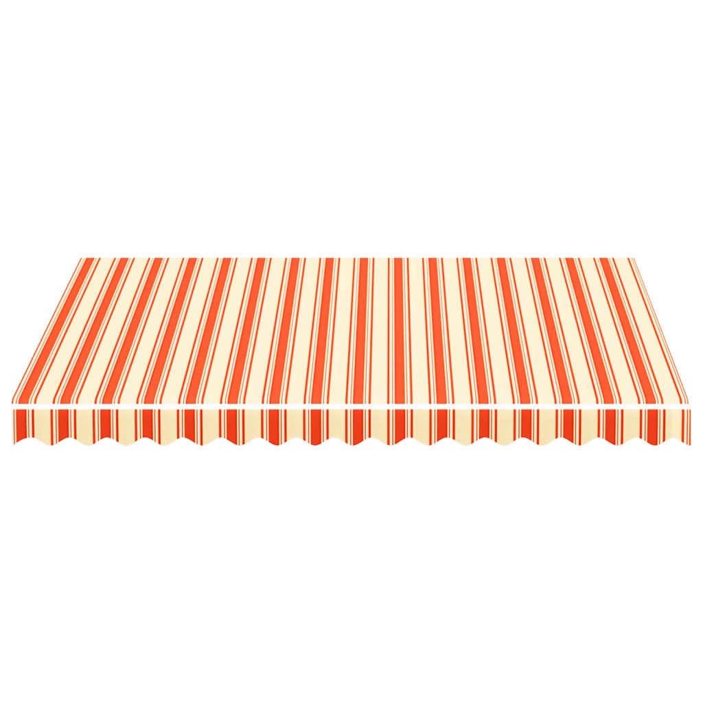 vidaXL Tessuto di Ricambio per Tenda da Sole Giallo e Arancio 3x2,5 m