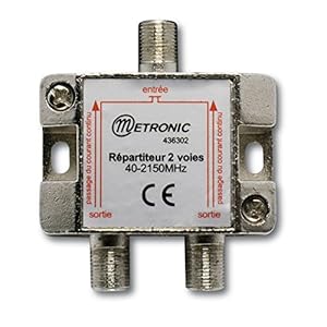 Metronic 436302 2-Wege Satelliten-Verteiler