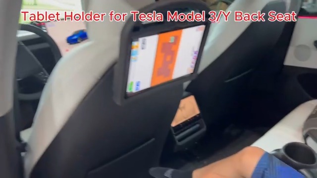 Amazon.co.jp: woleyi テスラ タブレットホルダー 車載 後部座席