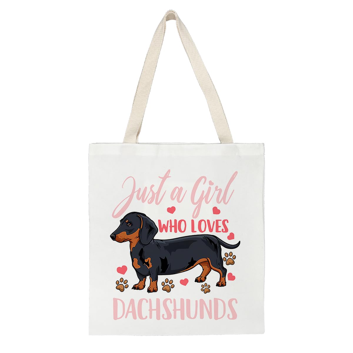 Kunlisa Cute Cow Canvas Tote Bag, Gifts for Girls & Women Lovers