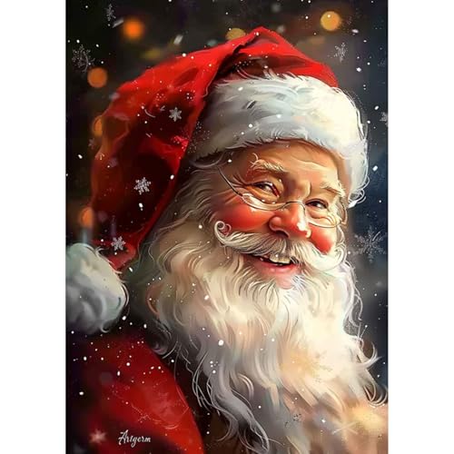 feelive Weihnachtsmann Diamond Painting, 5D Diamant Painting Bilder,...
