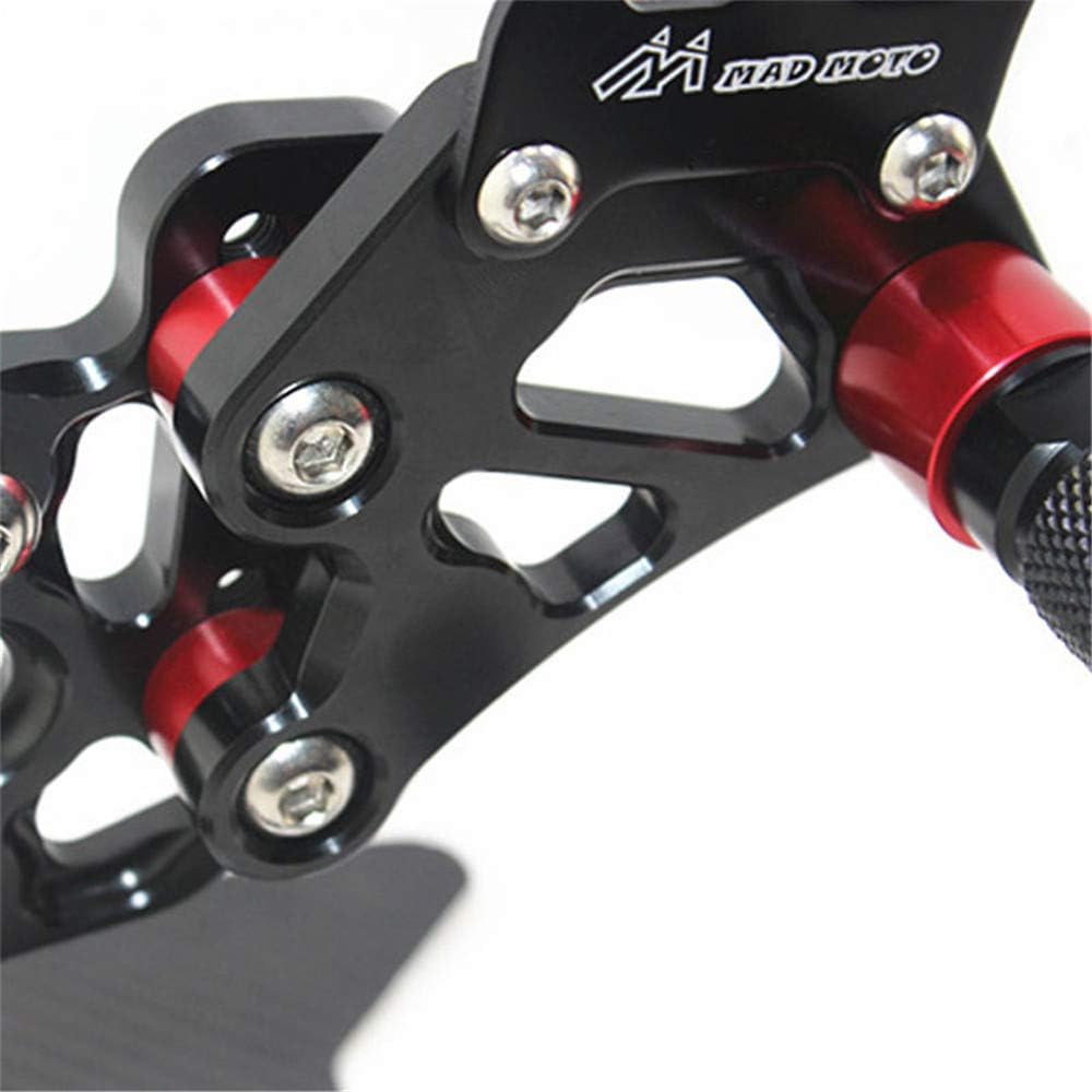 Uр Tо 60% оƒƒ Rearsets Rear Sets Footpegs CNC Adjustable For Suzuki GSXR600 GSXR750 2011 2012 2013 2014 2015 2016 2017 2018