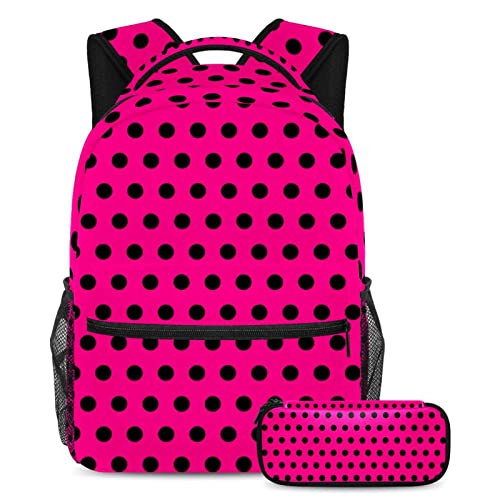 Sac à dos de voyage filles et garçons sac toile d'araignée avec étui à stylos