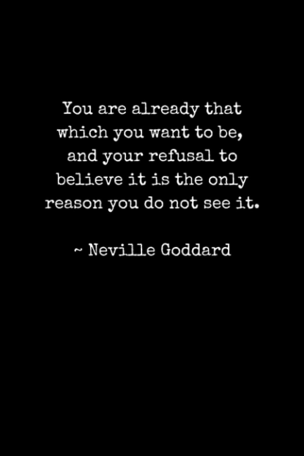 Neville Goddard Quote Gratitude Journal, Law of Assumption, Law of Attraction