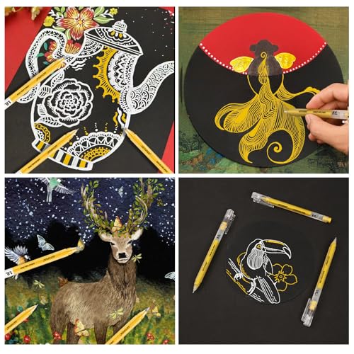 Set 3 Bolígrafos de Gel Dorados GETHPEN miniatura 5