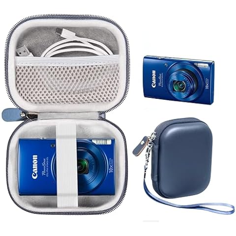 WGear Digital Camera Case for Sony W800/S, DSCW830; Canon PowerShot ELPH180, ELPH 190, 350 HS, 310 360; Kodak PIXPRO Friendly Zoom FZ43, FZ53-BL; Nikon COOLPIX L32 Midnight Blue WG0 Cover