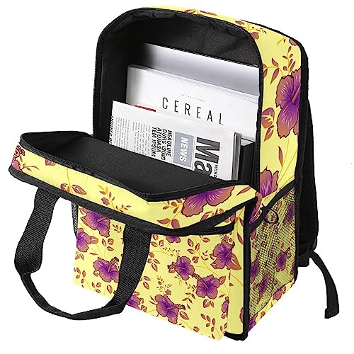 Sac à dos pour garçons jaune multicolore avec bretelles réglables - 3
