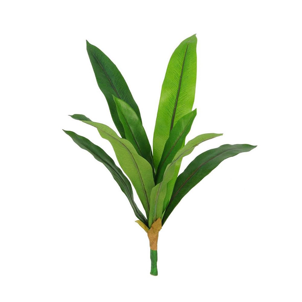 Floristrywarehouse Green Faux Silk Bird Nest Fern Bush 50Cm/20 Inches Tall Fire Retardant