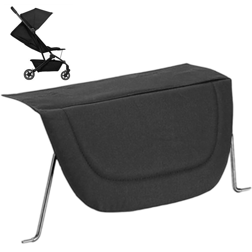 Sanfly Black Baby Stroller Footrest Foot Board Extension Lightweight Baby Stroller Extension Footrest Pram Attachment For Family Outdoor Walking