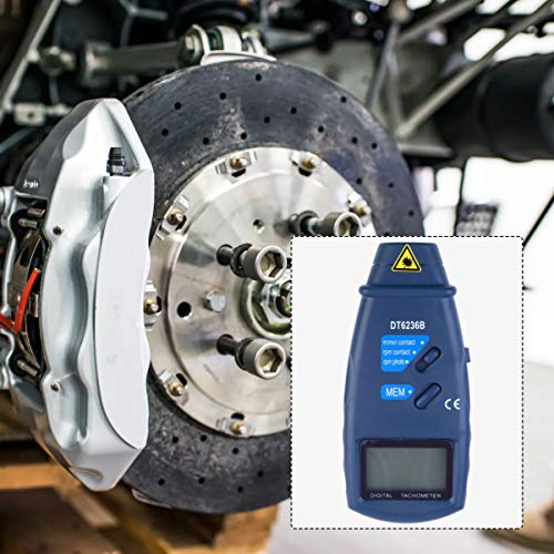 VILLCASE TacÃ´metro Digital Sem Contato Foto PortÃ¡til TacÃ´metro a Laser Mini Rpm Tester Meter para