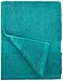 Amazon Basics 6 Piece Oversized Fade resistant Towel set, 100% Cotton towels for bathroom, soft and absorbent, 2 Bath Towels, 2 Hand Towels and 2 Washcloths bathroom towel set, Teal