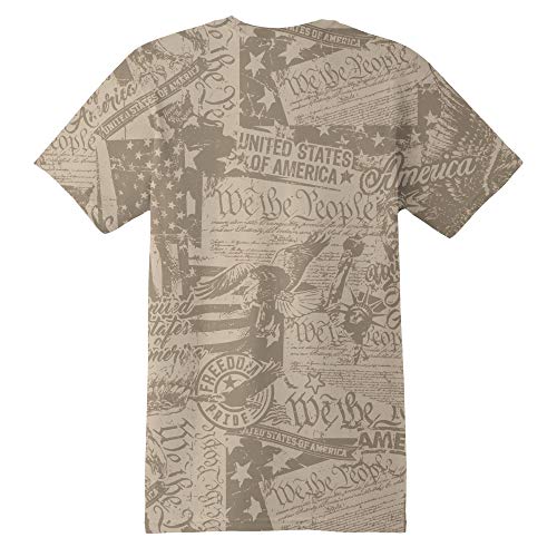 zerogravitee We The People Constitution All-Over Graphic Short Sleeve Tee2