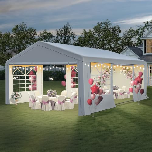 COVERONICS 20'x20' Heavy-Duty Party Tent for Events