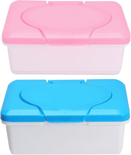 Miniatura 1 de ARTIBETTER Estuche de pañuelos húmedos, dispensador de toallitas húmedas, dispensador de toallitas húmedas para tocador, escritorio, oficina,