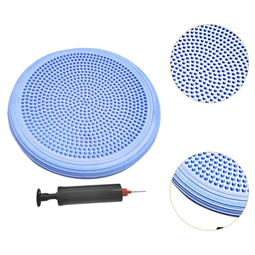 Balance Mat Flat Pad Balance Disc Thickened Wiggle Seat Inflated Yoga Mat Stability for Sports, Yoga, Gymnastics, Kids, Home3