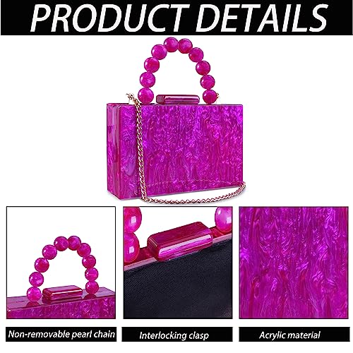 Image of Women Acrylic Clutch Purse Leopard Print Evening Bag Chain Formal Handbag Party Bridal Wedding Clutch Purse for Women