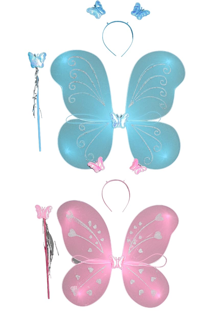 IFSA Garments Net Fairy Butterfly Wings for Baby Girl Princess