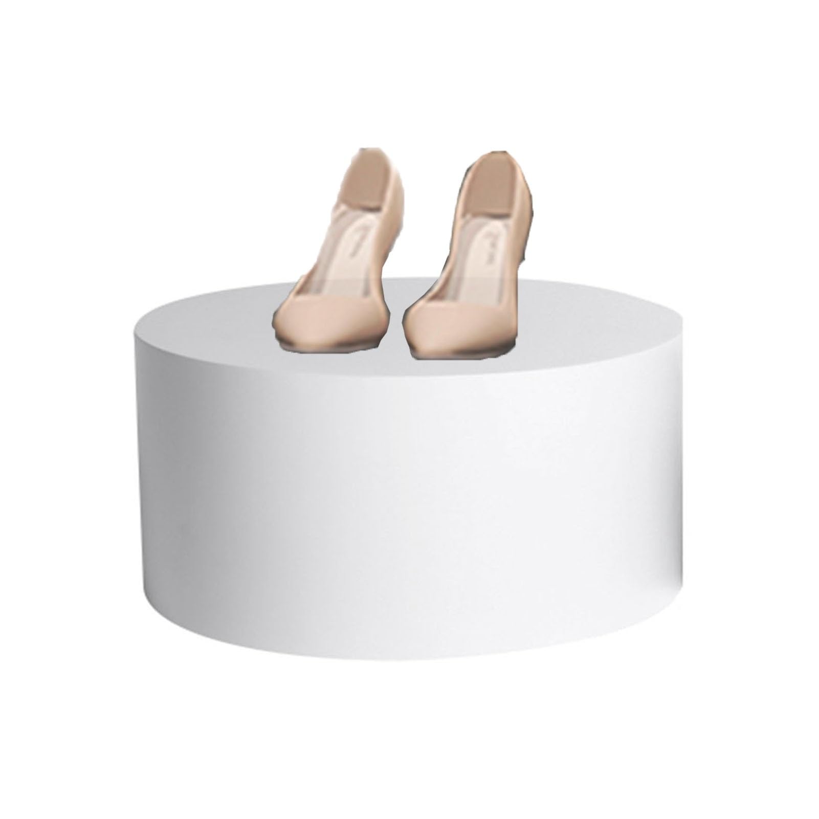 Base de plate-forme d'affichage cylindrique pour bijoux et podium de magasin