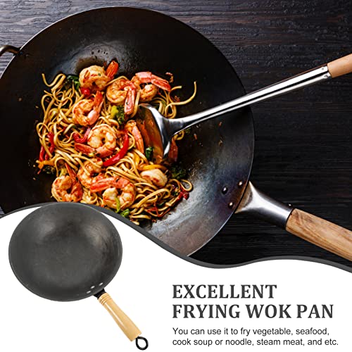 Wok estilo chino Garneck para cocina con fondo redondo miniatura 6