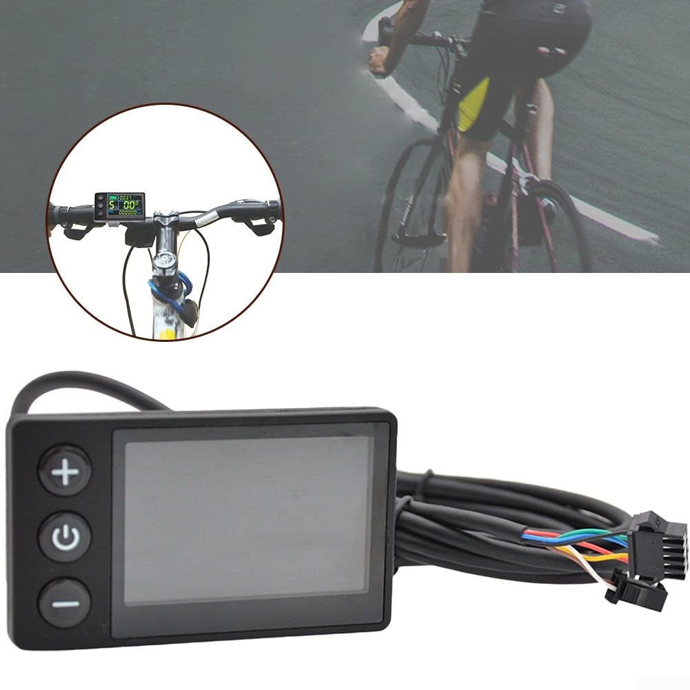 Écran LCD à prise à 7 broches S866, affichage électrique, compteur LCD pour vélo électrique, Scooter, pièces de rechange 18 Écran LCD à prise à 7 broches S866, affichage électrique, compteur LCD pour vélo électrique, Scooter, pièces de rechange 18
