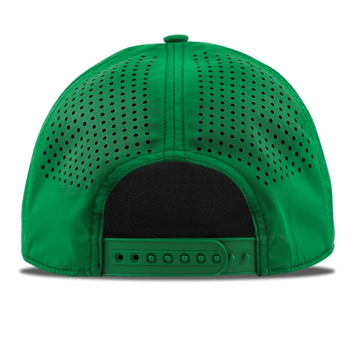 Image of Branded Bills Dad Script Kelly Green 5-Panel Rope Hat for Men | Baseball Cap